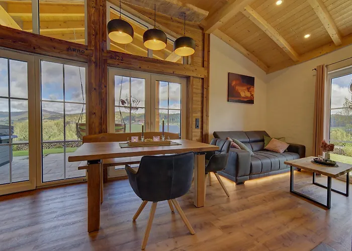 Luxus-chalet Muehlberg 샬레 *